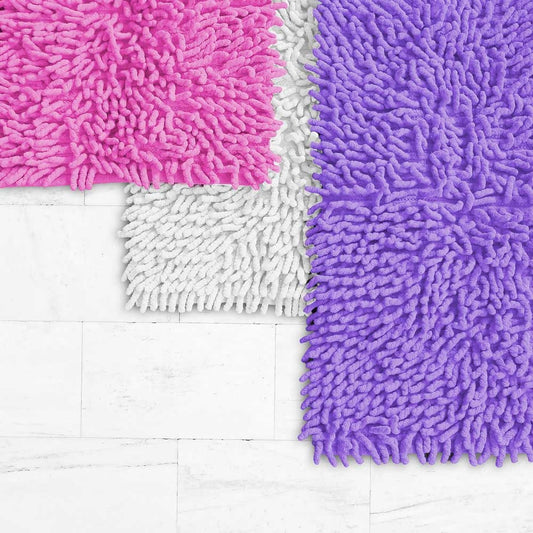 Lenox Shaggy Cotton Chenille Bath Rug
