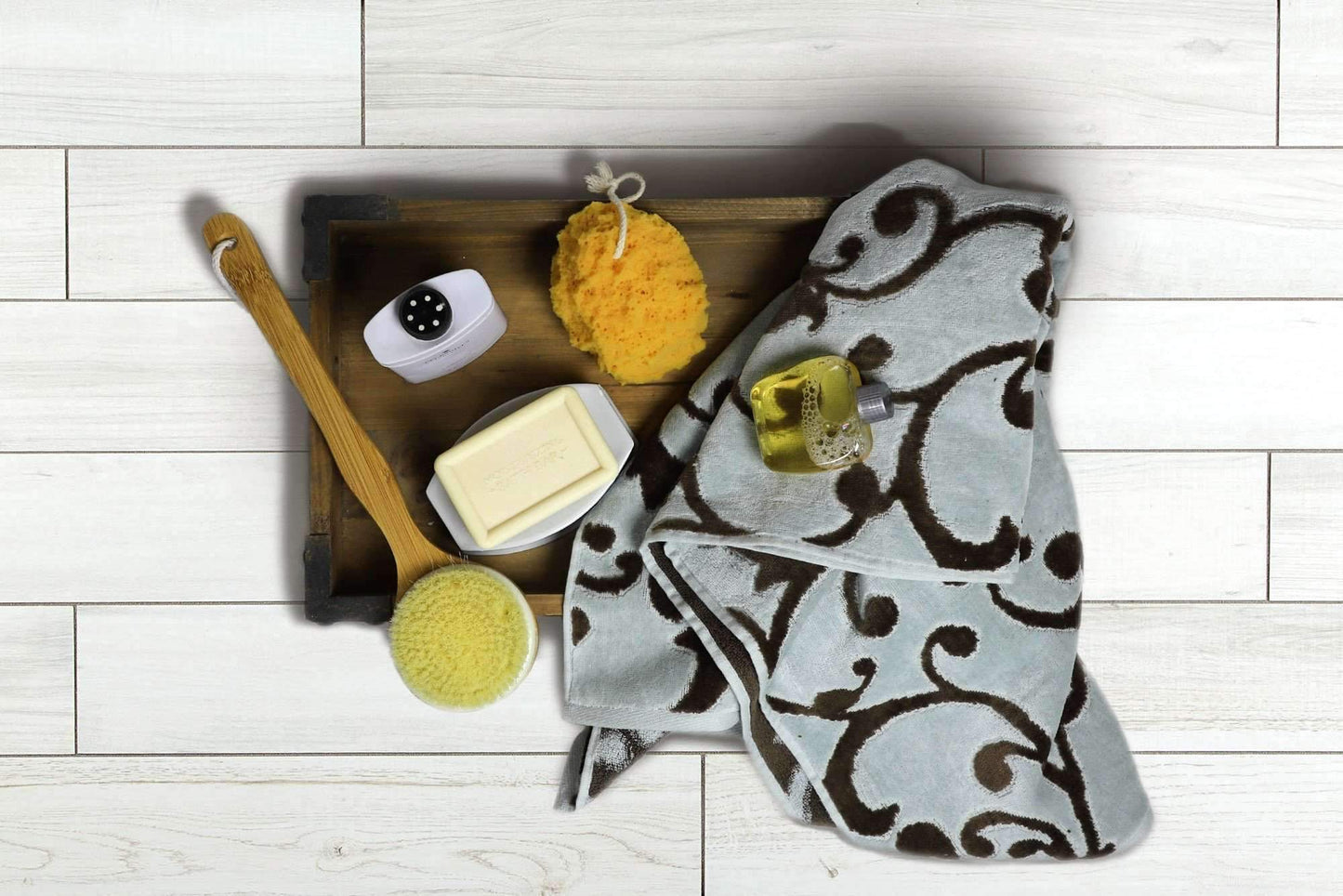 Provance Hotel Luxury Jacquard 5-Piece Towel Set